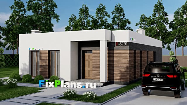 Одноэтажный дом F-5750