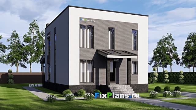 Двухэтажный дом F-18188