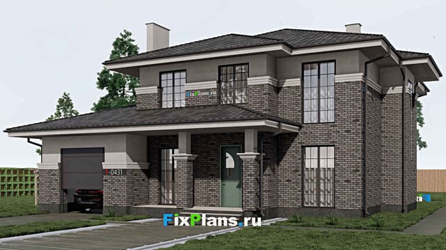 Двухэтажный дом F - 0431